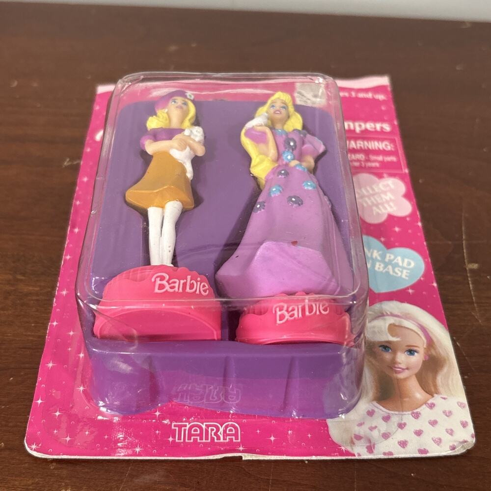 Vintage 1996 Mattel Barbie Figurine Stampers NEW NIB NIP Tara Toy Party Favor - Picture 6 of 6